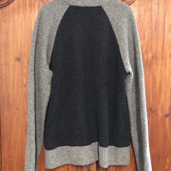 Lucky Brand Indian Motorcycle Lambswool Cotton Cardigan Sweater Zip Up Size XL - Picture 5 of 5